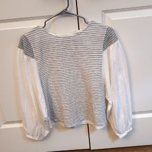 Anthropologie With White And Black Stitches S